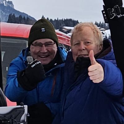 Kurz Vor Dem Start In Oberstdorf