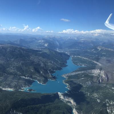 Steffen Im Segelflguzeug Uber Sudfrankreich